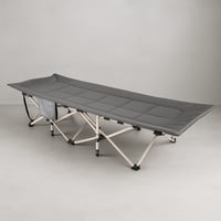 سرير رحلات وتخييم قابل للطي – خفيف الوزن بلون رماد...