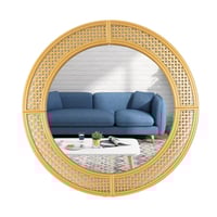 مرايا دائرية للحائط بإطار مزخرف A_14_1