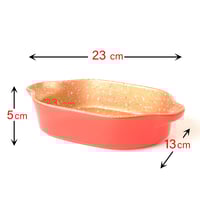 صوانى فرن سيراميك بيضاوي