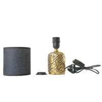 أباجورة طاولة عصرية ذهبي مع اسود