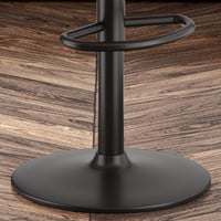 كرسي بار مرتفع وقابل للتعديل كحلي داكن