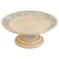 صحن تقديم حلويات مزخرف بقاعدة-L-04-01