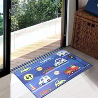 سجاده غرفة اطفال تصميم سيارات مع إشارات المرور مقا...