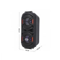 جيباس سماعة مع مكبر صوت قابلة للشحن - اسود -J-03-0...