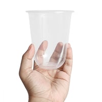 كاسات بلاستيك للايسكريم شفاف 24 حبة