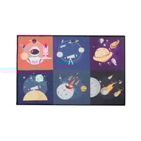 سجادة اطفال بتصميم فضاء مقاس 80*50 سم