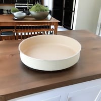 صينية فرن جرانيت مستديرة