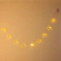 ديكور لمبات حبل للزينة