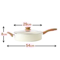 مقلى عميق جرانيت بغطاء زجاجي A-06-2