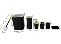 طقم اكسسوار حمام أنيق 6 قطع O-3-2