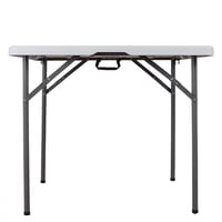 طاولة رحلات قابلة للطي ابيض