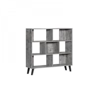 وحدة أرفف خشب ماليزي تصميم مربعات 3 ادوار مع قاعدة...