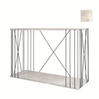 طاولة كونسول مداخل البيت خشب ماليزي لون رخامي