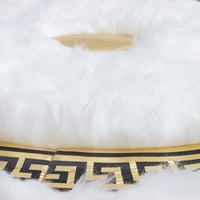 سجادة فرو ناعمة مستديرة