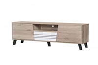 طاوله شاشة تلفزيون درجين 2 ارفف خشب صناعة ماليزي 1...