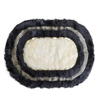 سجاد فرو ناعم بيضاوي