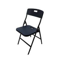 كرسي قابل للطي اسود