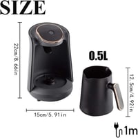 دي ال سي - ماكينة صنع القهوة التركية 500 مل -I-03-...