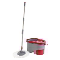 دلو مقسم مع ممسحة دوران 360 درجة -H-04-02