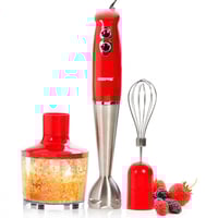 جيباس ,خلاط كهربائي يدوي 400 واط / احمر-J-03-01