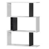 وحدة أرفف خشب ماليزي , تصميم مفتوح 3 أدوار لون أبي...