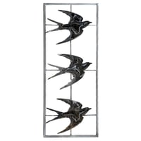 لوحة جدارية طيور مستطيلة