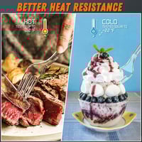 شوك شفاف بلاستيك 160 حبة