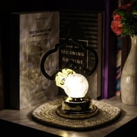 مصباح اضاءة ليد تصميم كرة مضيئة ذهبي -G-K-03-2