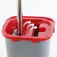 ممسحة مسطحة مع دلو لتنظيف الارضيات -H-04-02