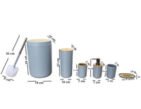 اكسسوارات الحمامات طقم 6 قطع A-06-5