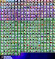 حساب حفل ملكي+فل سكنات ايتم شوب+فل رقصات حفل ملكي+...