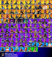 سكلتون بنفسجي+شيطون+برفسور+سكنات تويتش+مضله ماكو+ب...