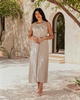 فستان بيج- كتان