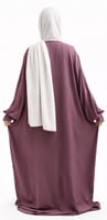 شرشف صلاة لون بنفسجي - بسحاب واكمام مطاطية