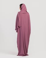 شرشف صلاة بنفسجي - بسحاب وأكمام مطاطية