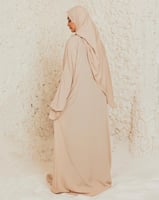 شرشف صلاة بيج- لف بربطة جانبية