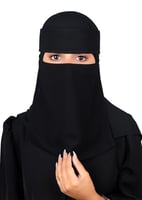 نقاب مقوى وسط بمطاط مائل بشعار MT