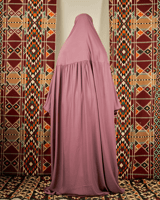 شرشف صلاة وردي- بخنق مطاط