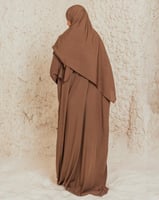 شرشف صلاة بني - لف بربطة جانبية