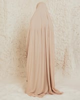 شرشف صلاة بيج -بخنق مطاط