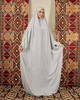 شرشف صلاة رمادي فاتح - بخنق مطاط