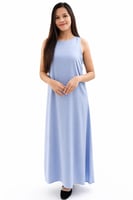 فستان سماوي - كتان