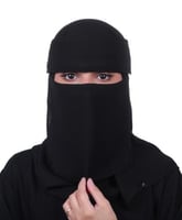 نقاب مقوى بردة قصير بشعار MT