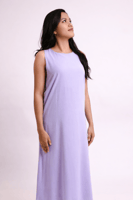 فستان بنفسجي - كتان