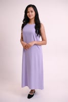 فستان بنفسجي - كتان