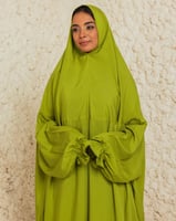 شرشف صلاة أخضر ليموني - بخنق مطاط