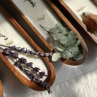 شمعة القارب خزامى