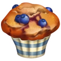 10 كعك توت ازرق