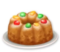 10 كعكة الفواكه