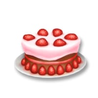 10 كعكة الفراوله